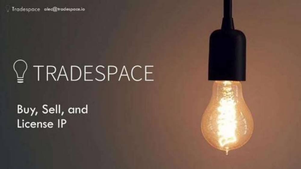 Tradespace pitch deck, cover slide