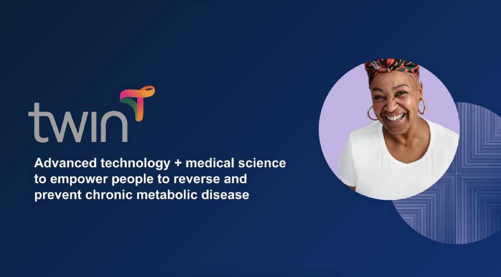 Twin Health pitch deck, cover slide