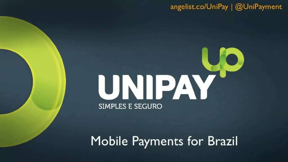 UniPay pitch deck, cover slide