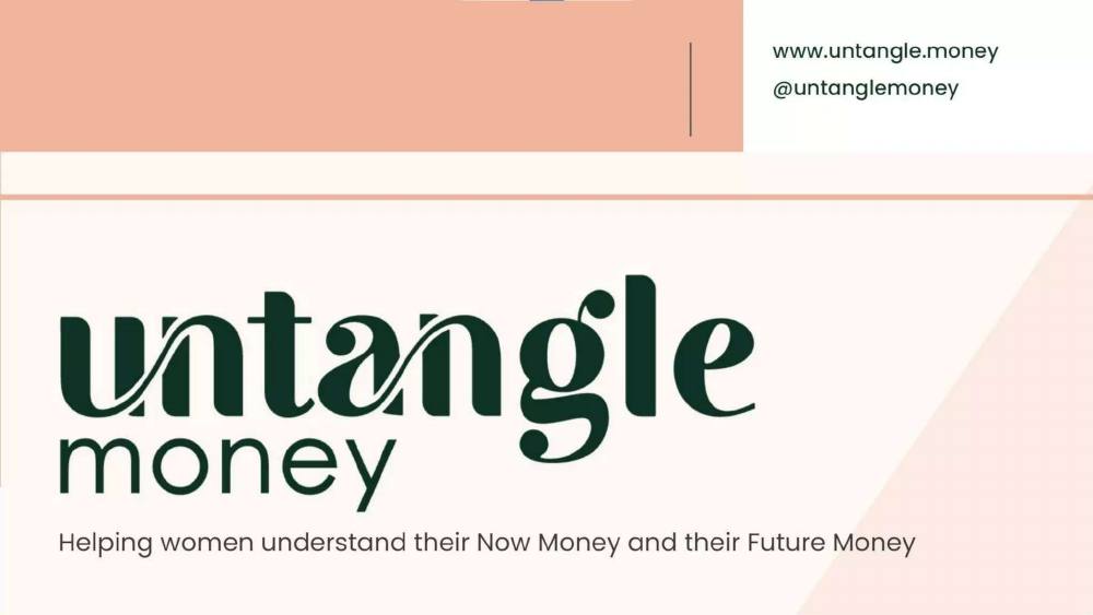 Untanglemoney pitch deck, cover slide