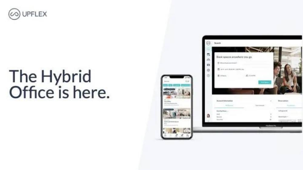 Upflex pitch deck, cover slide