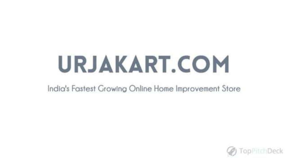 Urjakart pitch deck, cover slide