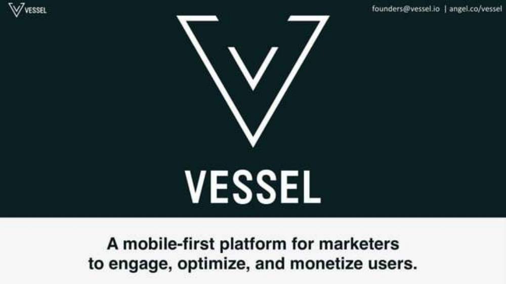 Vessel pitch deck, cover slide
