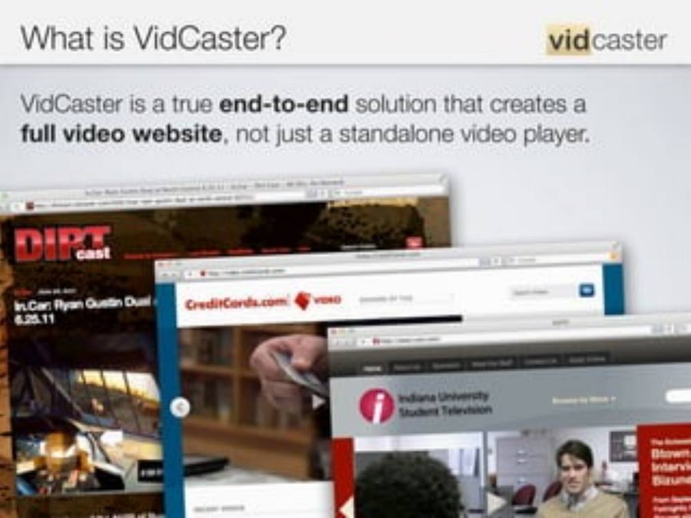 Vidlet pitch deck, cover slide