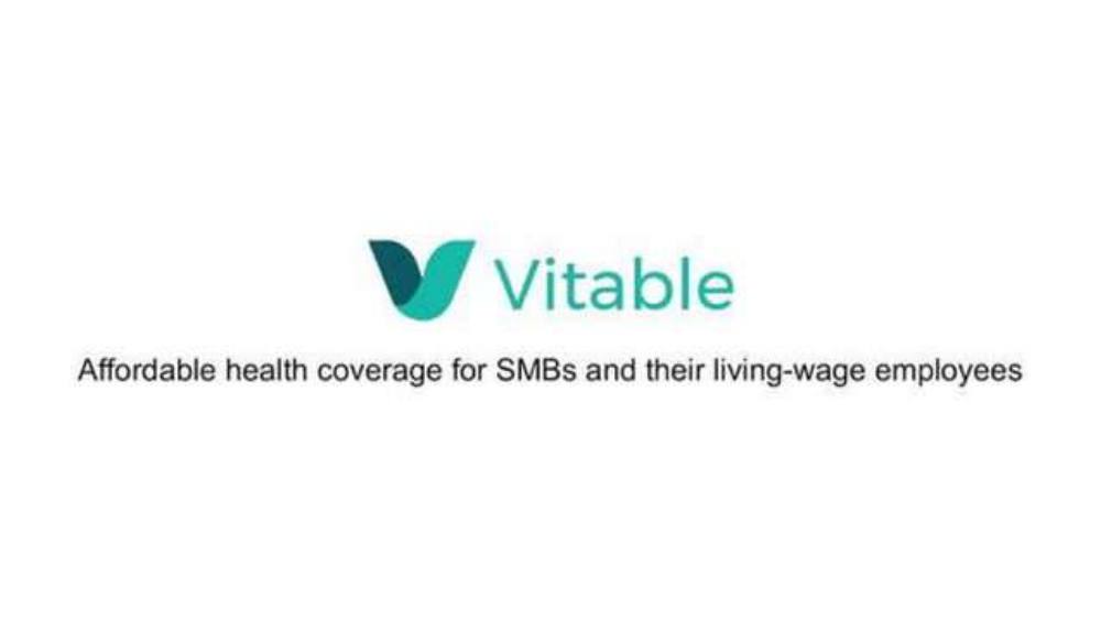 Vitable pitch deck, cover slide
