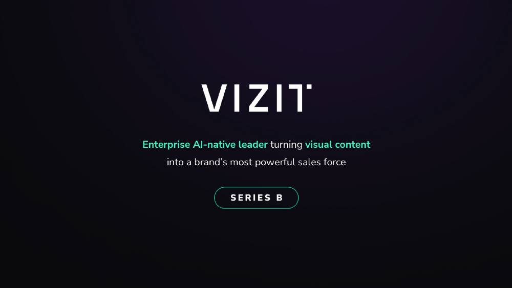 Vizit pitch deck, cover slide