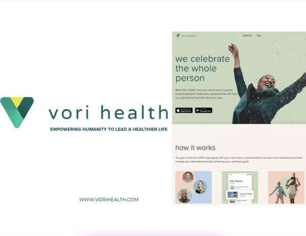 Vori Health pitch deck, cover slide