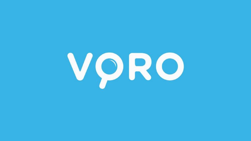 Voro pitch deck, cover slide