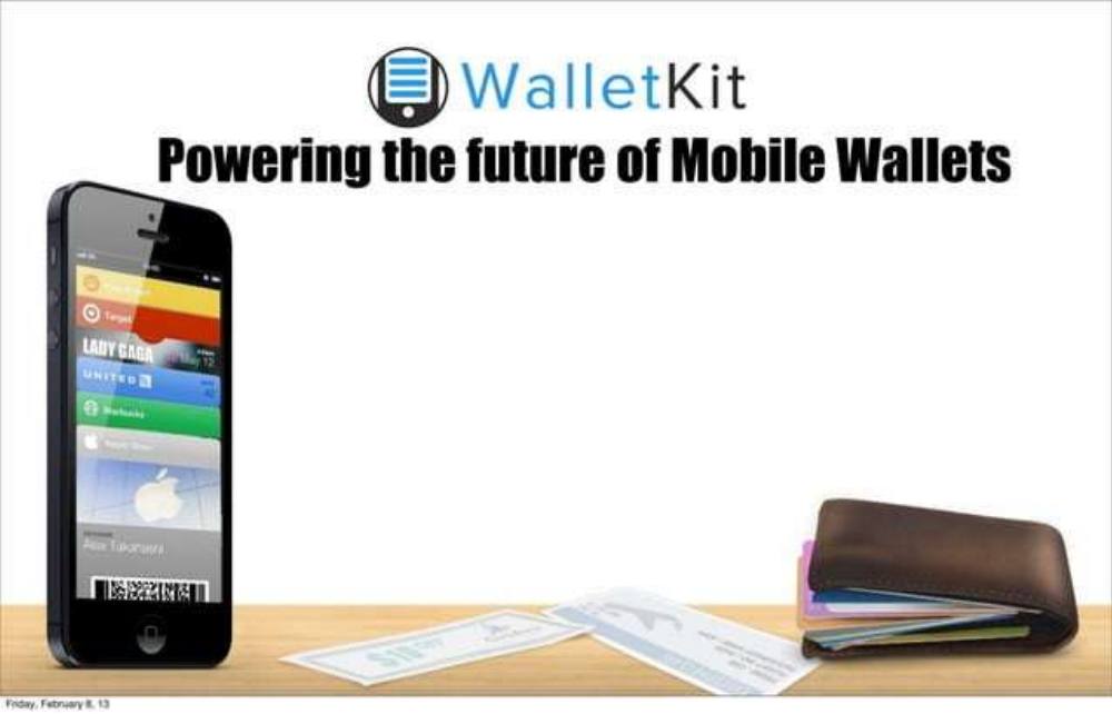 WalletKit pitch deck, cover slide