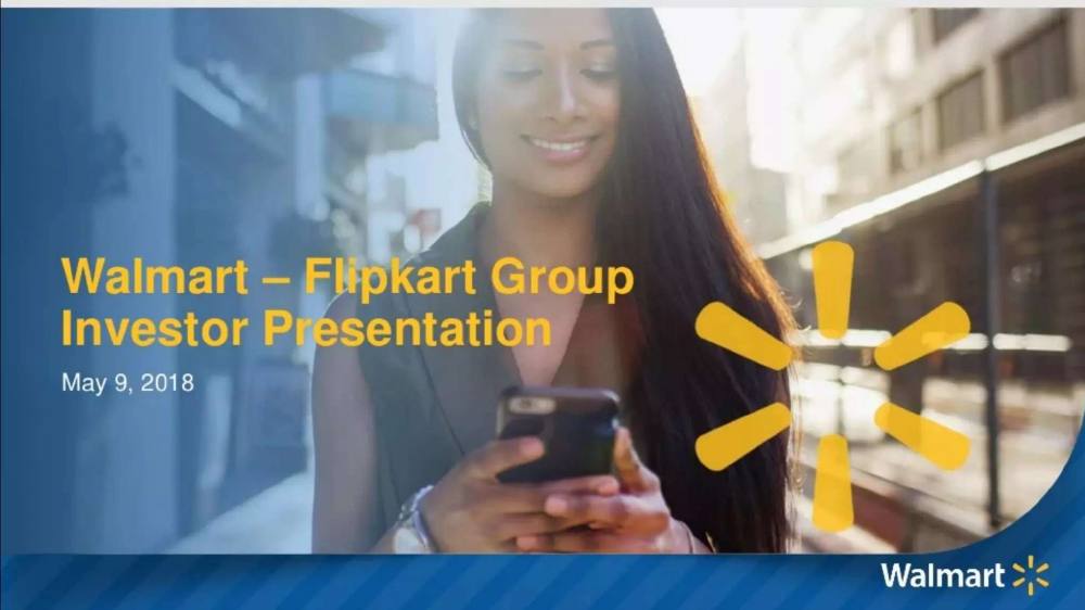 Walmart pitch deck, cover slide