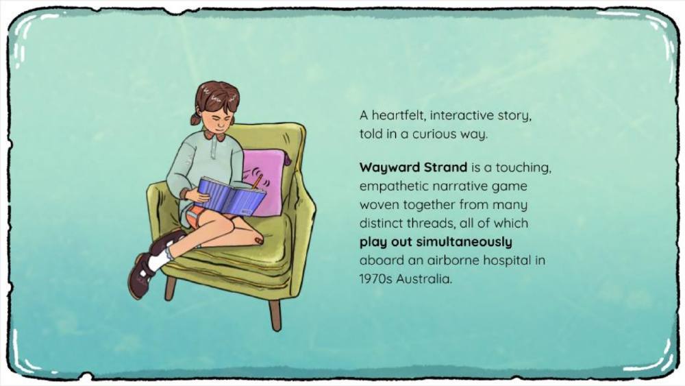 Wayward Strand pitch deck, cover slide