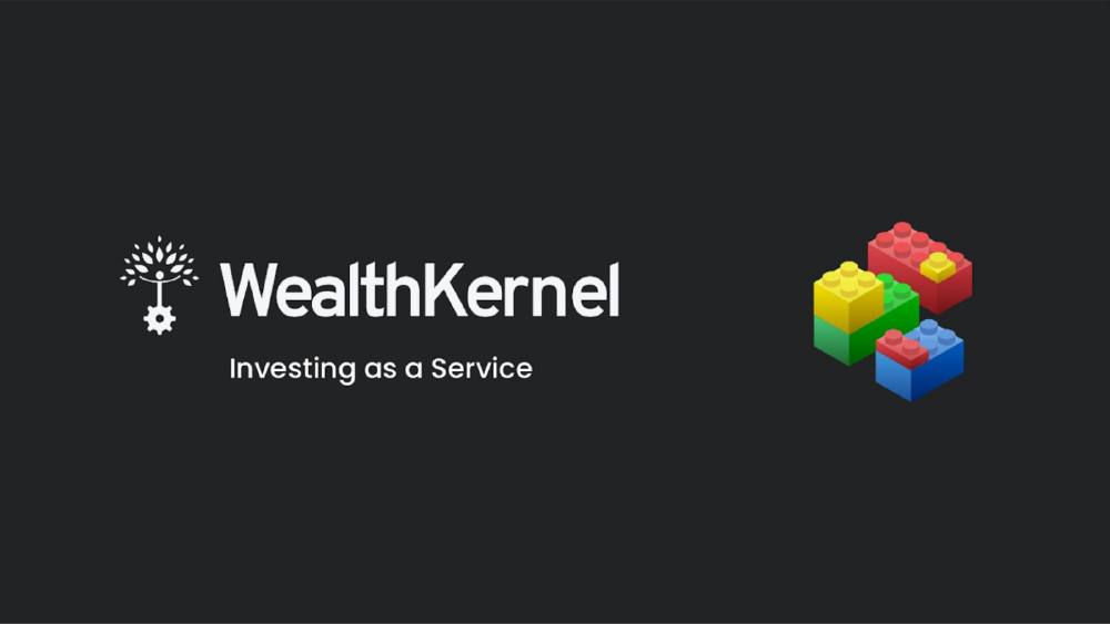 WealthKernel pitch deck, cover slide