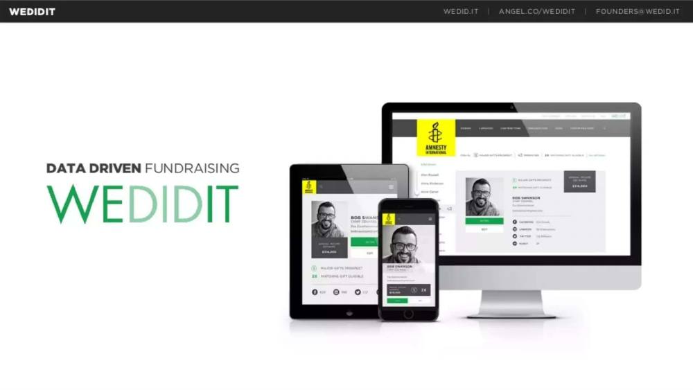 WeDidIt pitch deck, cover slide