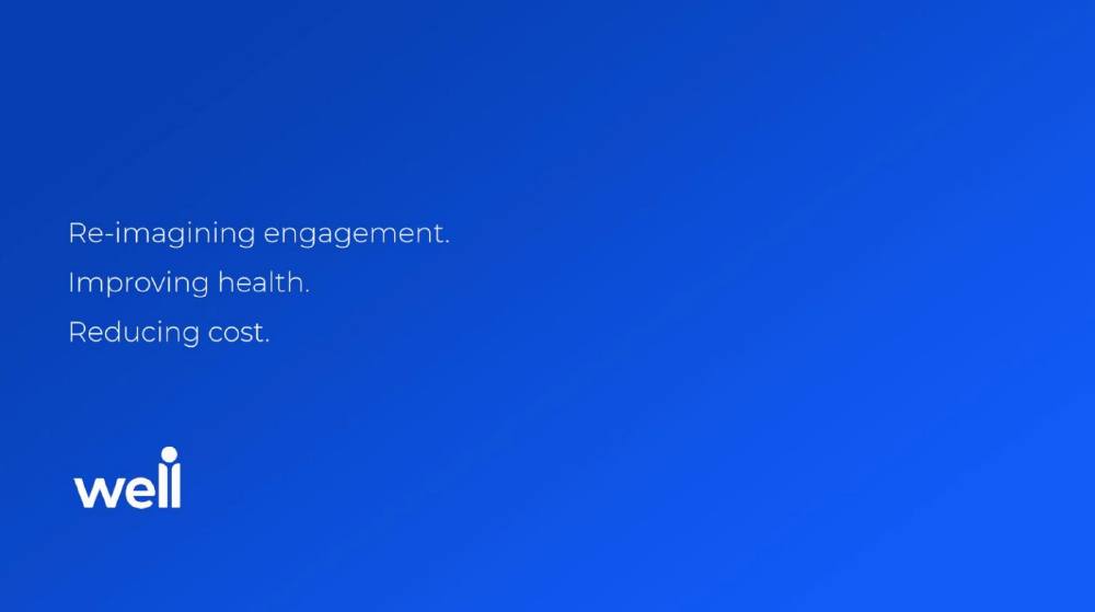 Well Dot pitch deck, cover slide
