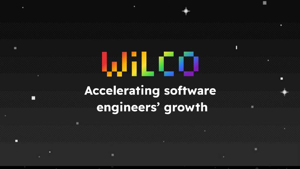 Wilco pitch deck, cover slide