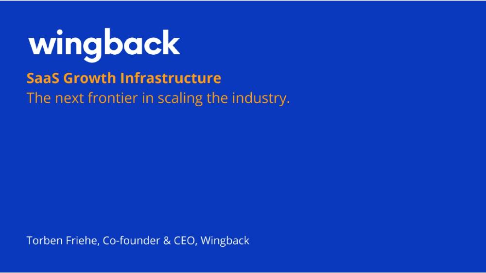 Wingback pitch deck, cover slide