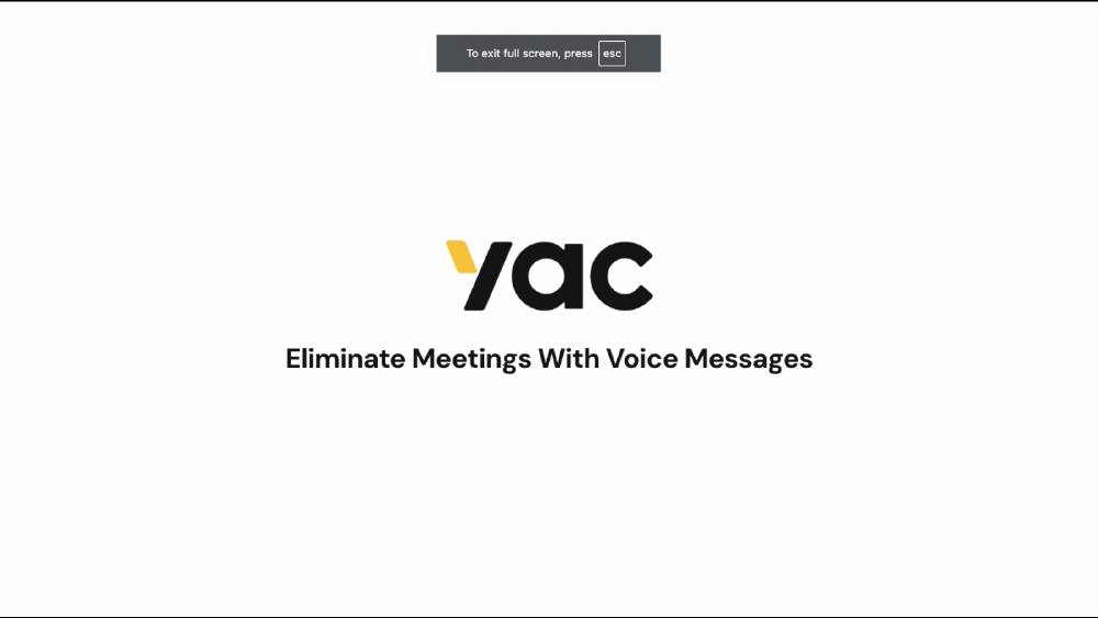 Yac pitch deck, cover slide