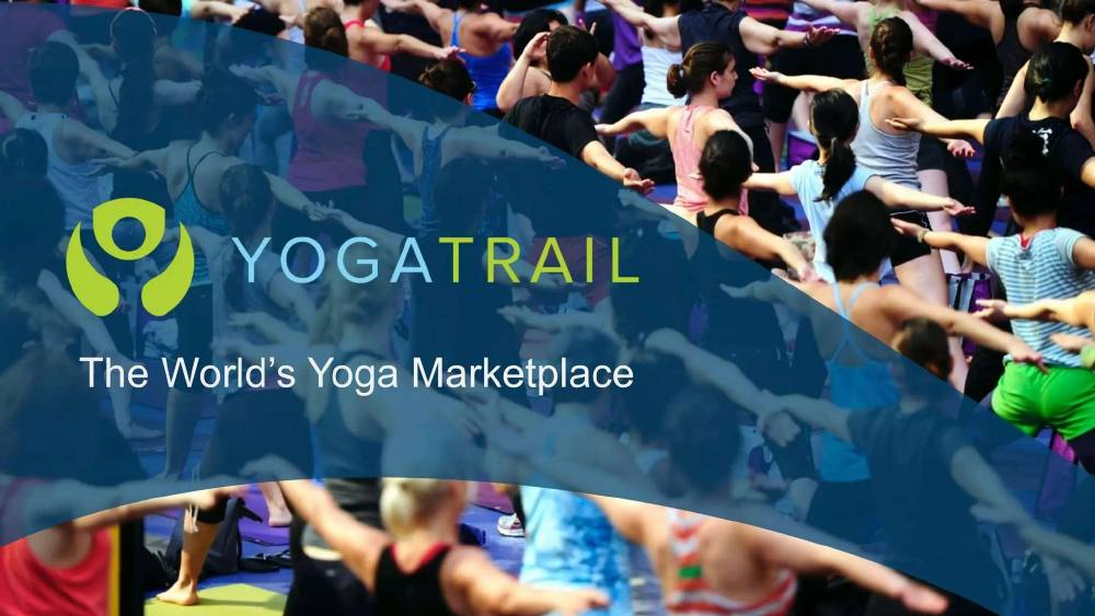 Yogatrial pitch deck, cover slide