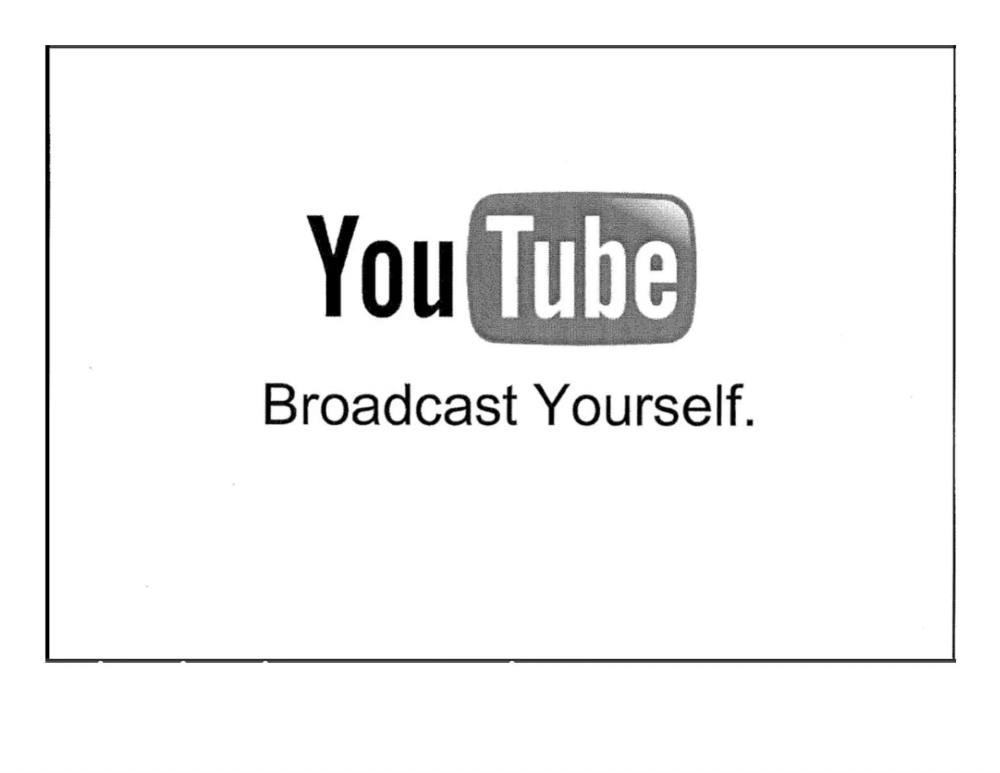 YouTube pitch deck, cover slide