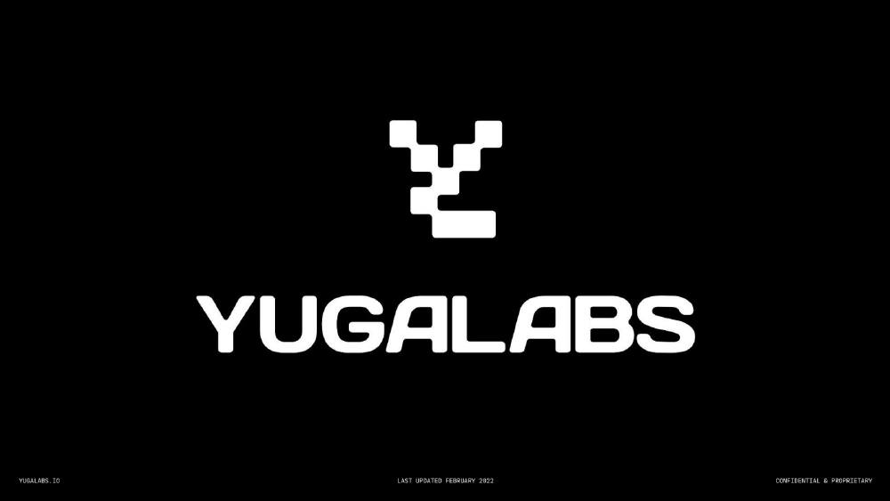 Yuga Labs pitch deck, cover slide