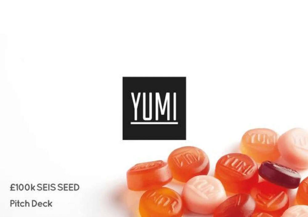 Yumi pitch deck, cover slide