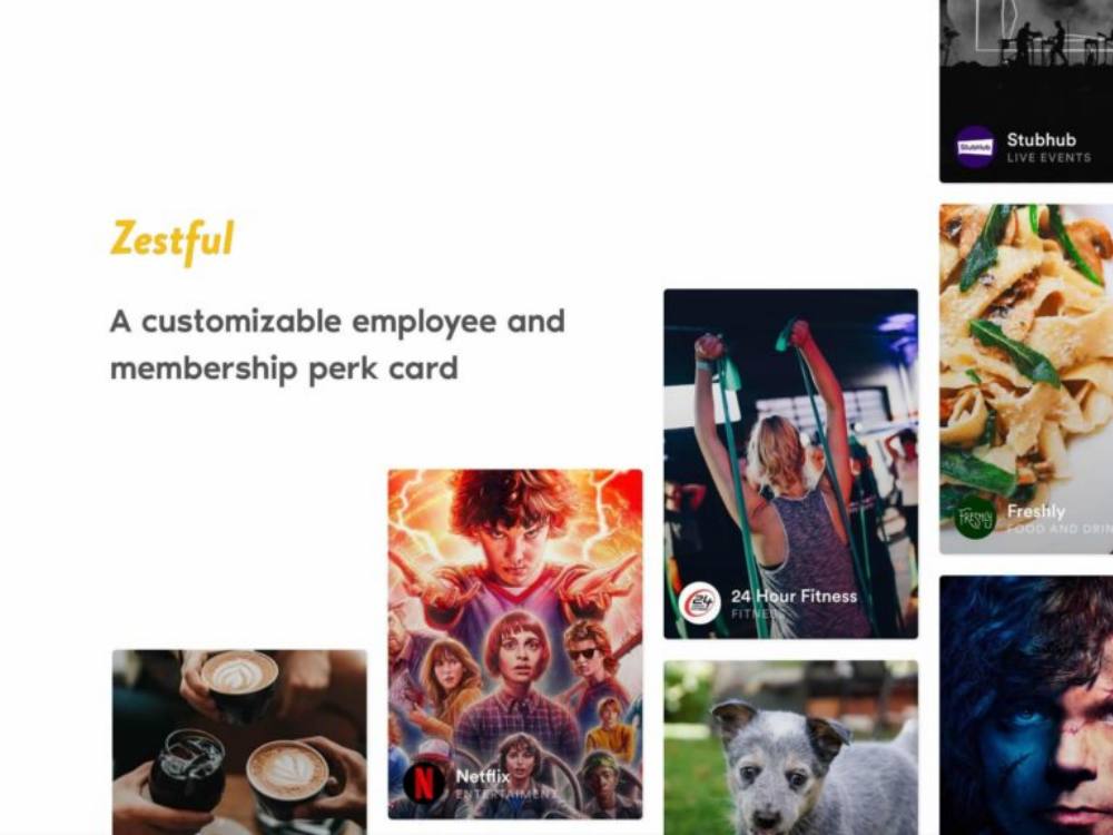 Zesful pitch deck, cover slide