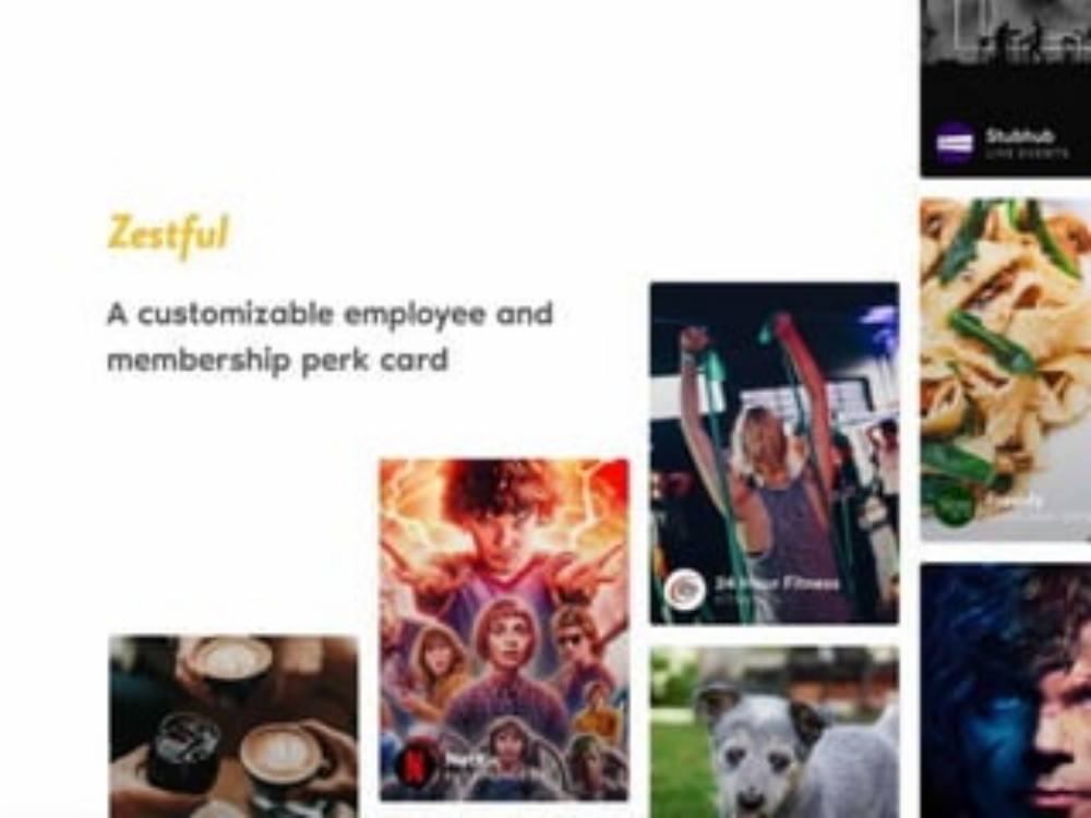 Zestful pitch deck, cover slide