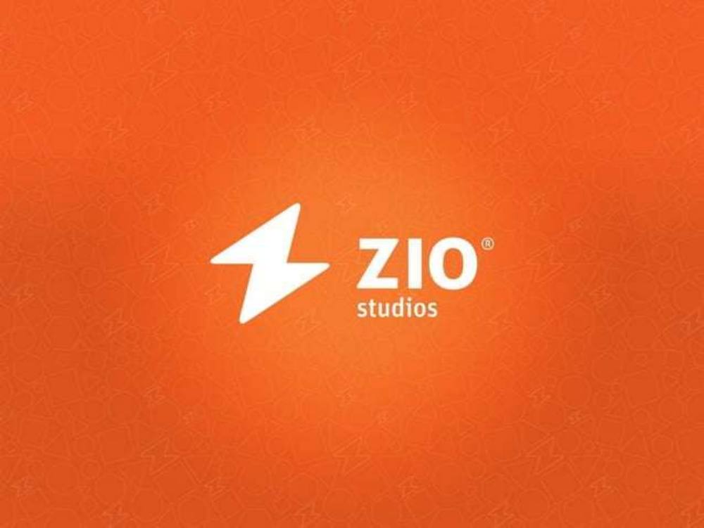 ZIO Studios pitch deck, cover slide