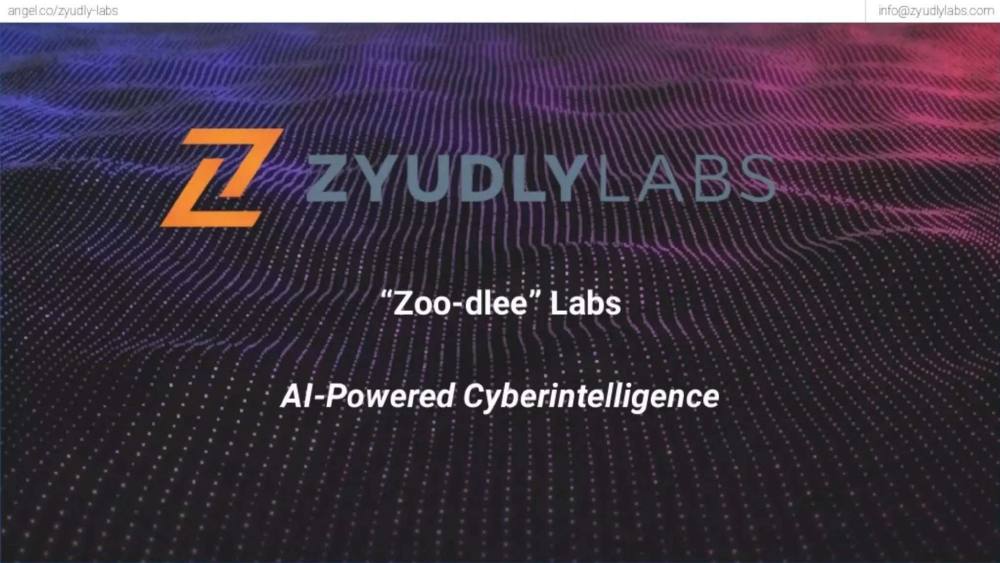 Zyudkylabs pitch deck, cover slide